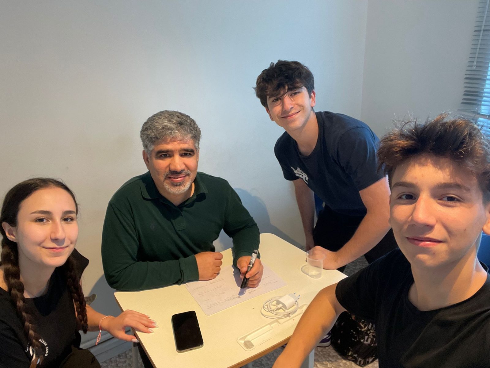 Akif Hoca ve öğrencileriyle derslerden bir anı